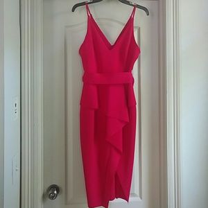 ASOS Peplum Midi Dress