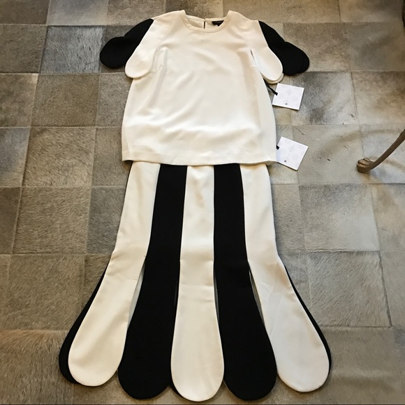 Victoria Beckham x Target Scallop Skirt SZ 6 - Picture 3 of 6