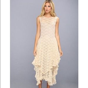 Free People French Courtship dress lace size small