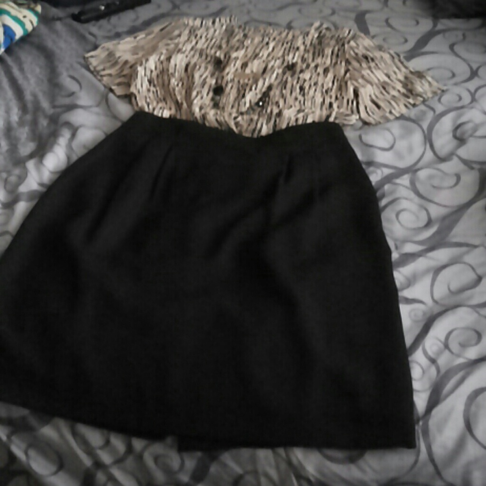 Blouse and skirt