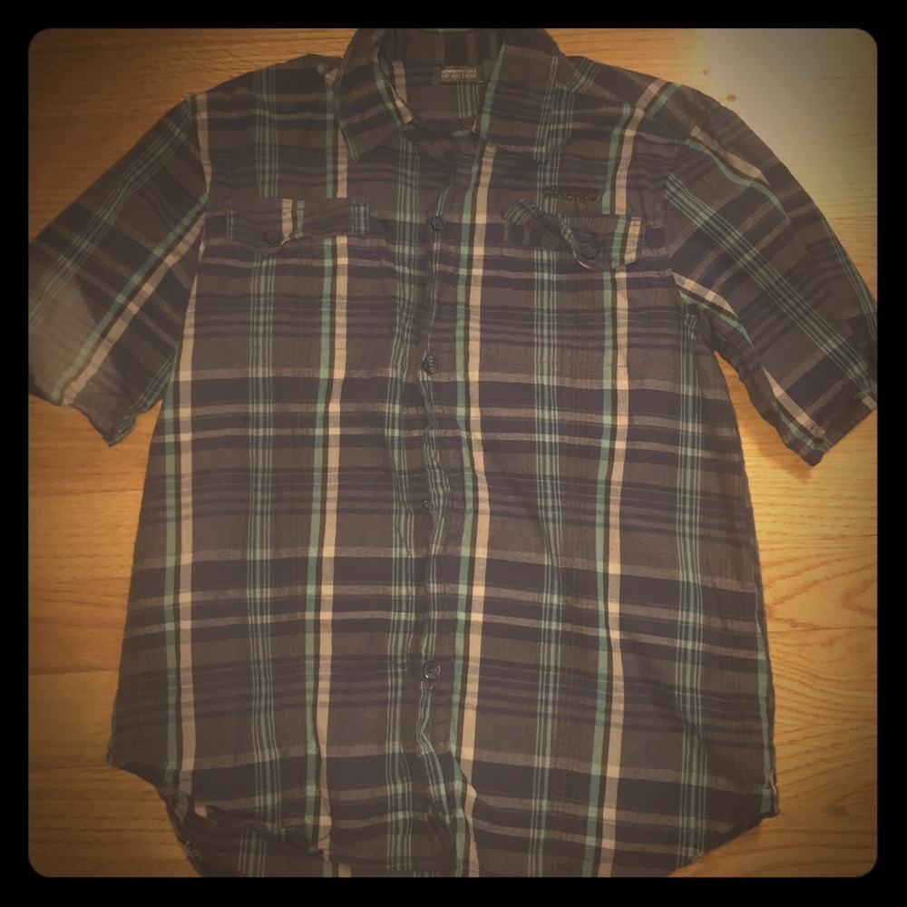 Boys short sleeve button up shirt