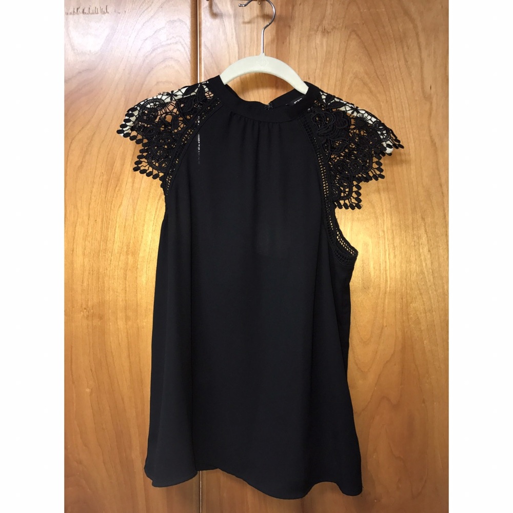 Black, short sleeve shirt