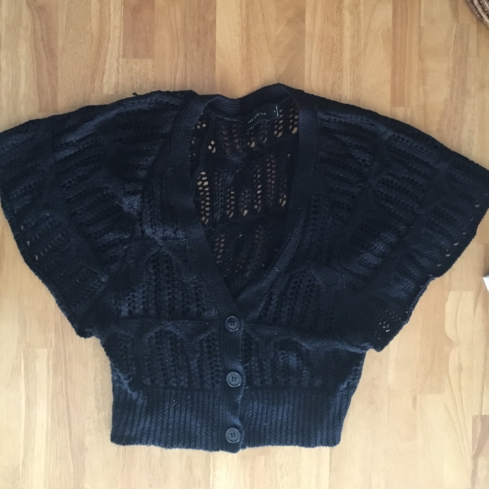 The Limited black button sweater cardigan
