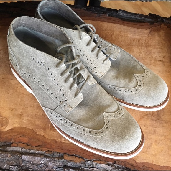 Timberland Other - Timberland size 11 suede dress shoes. Grey/tan