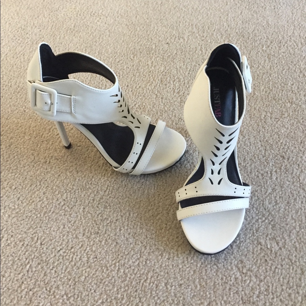 4 1/2 inch heels- brand new, never worn- JustFab
