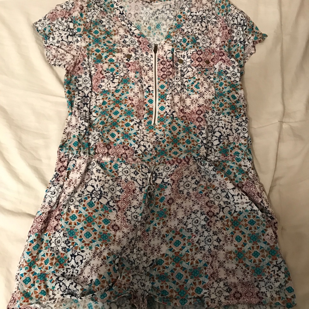 Printed forever 21 romper