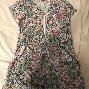 Printed forever 21 romper