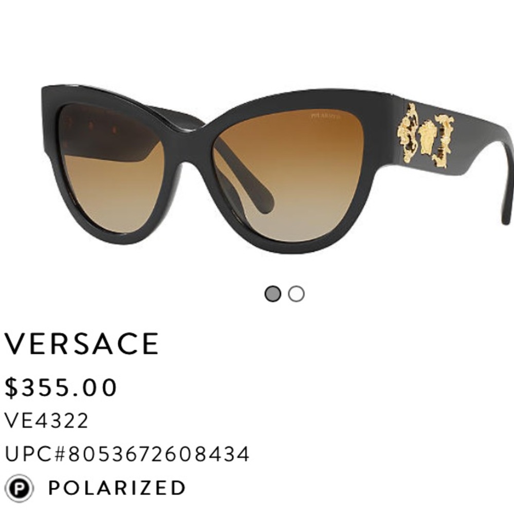 Versace Polarized Sunglasses