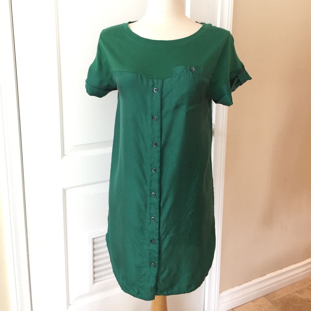 Marc By Marc Jacob Kelly Green From Button Dress - image 1