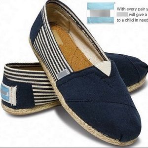 Blue Striped Toms