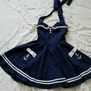 Blue Sailor Dress