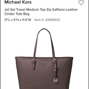 MK JET SET TRAVEL TOTE!