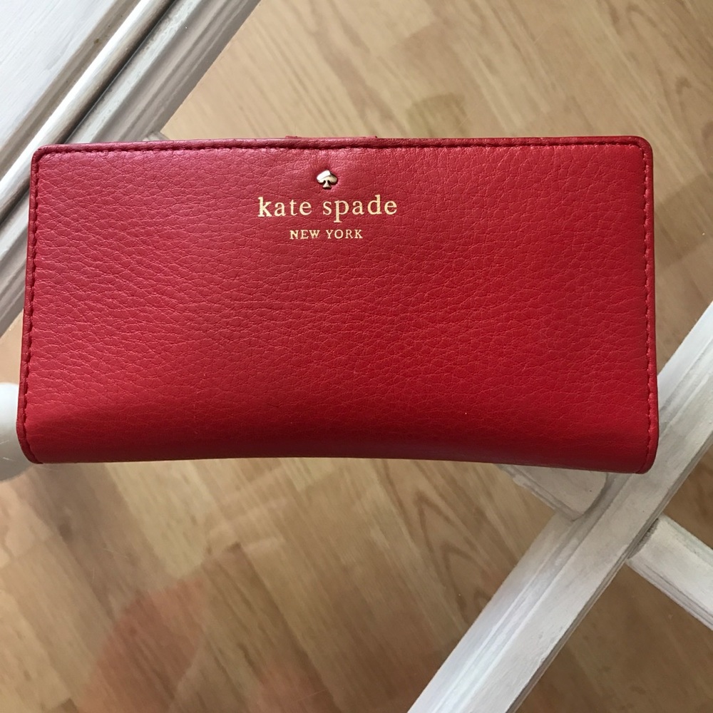Red Kate Spade Wallet