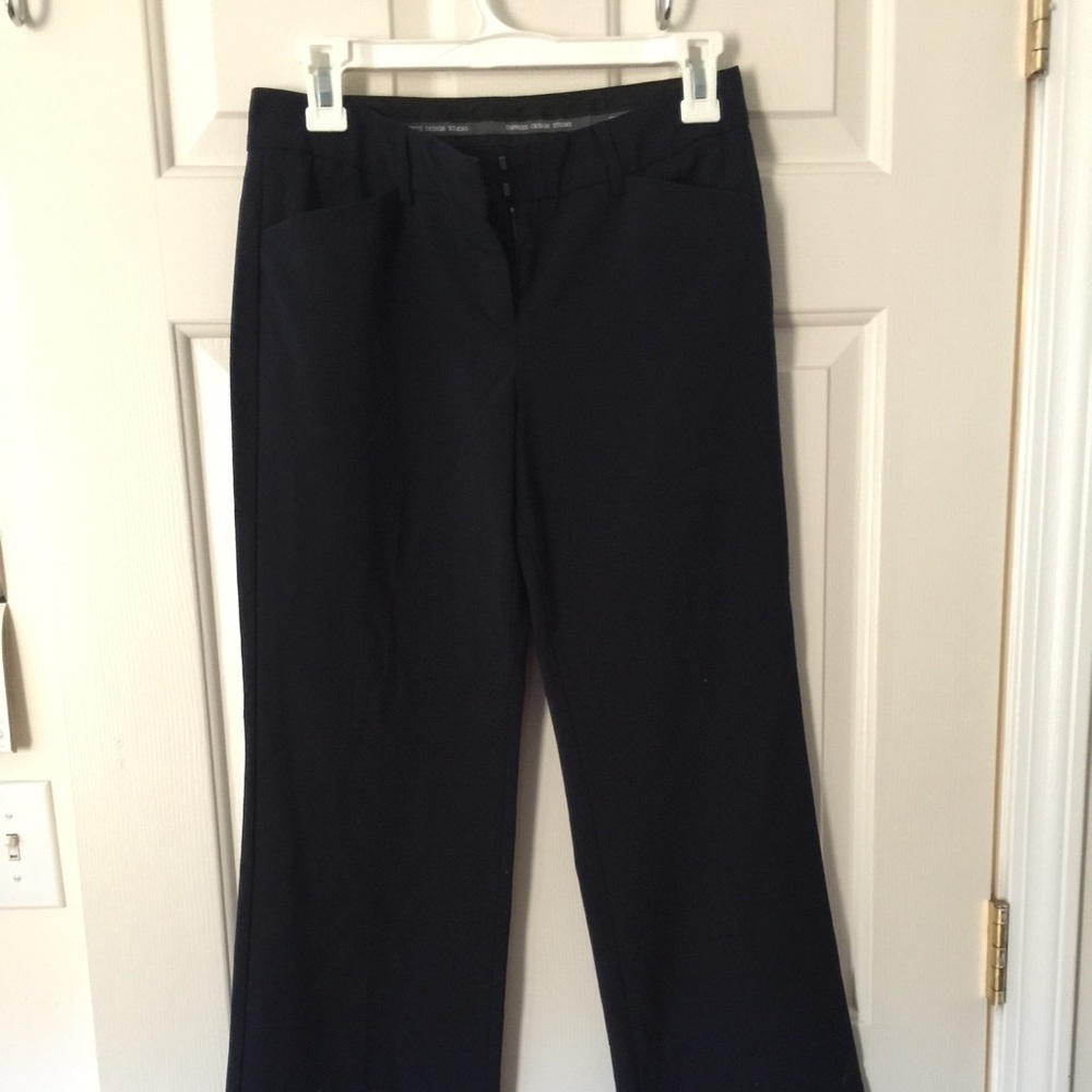 Navy blue express editor dress pants