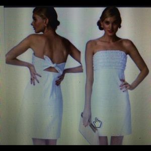 Lilly Pulitzer White Strapless Dress Size 0