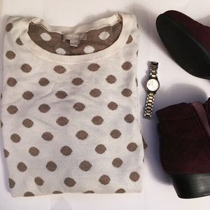 Banana Republic Polka Dot Sweater Size Small