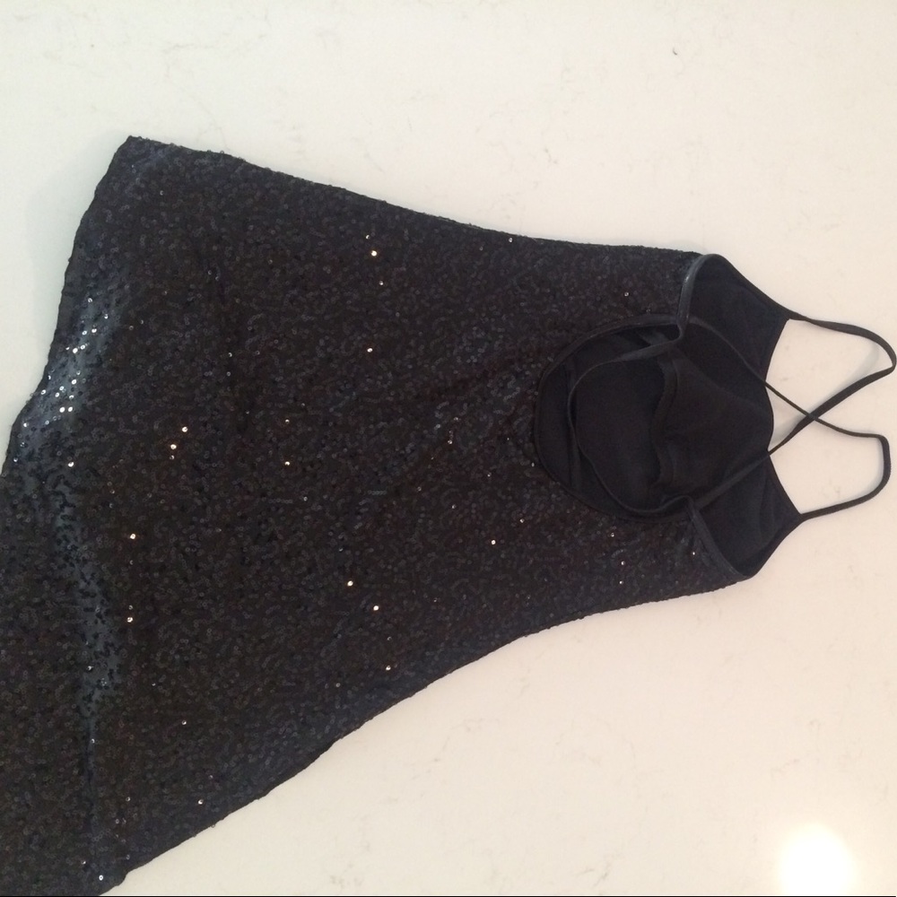 Valera Sequin Spandex Strappy Dress