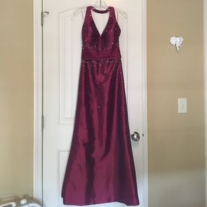 Purple prom dress