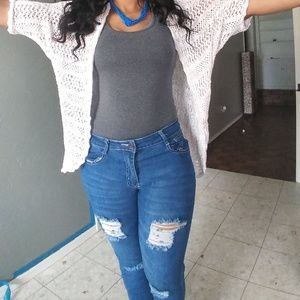 Light knitted jacket