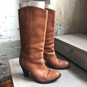 Madewell Heritage Brown Heeled Boot
