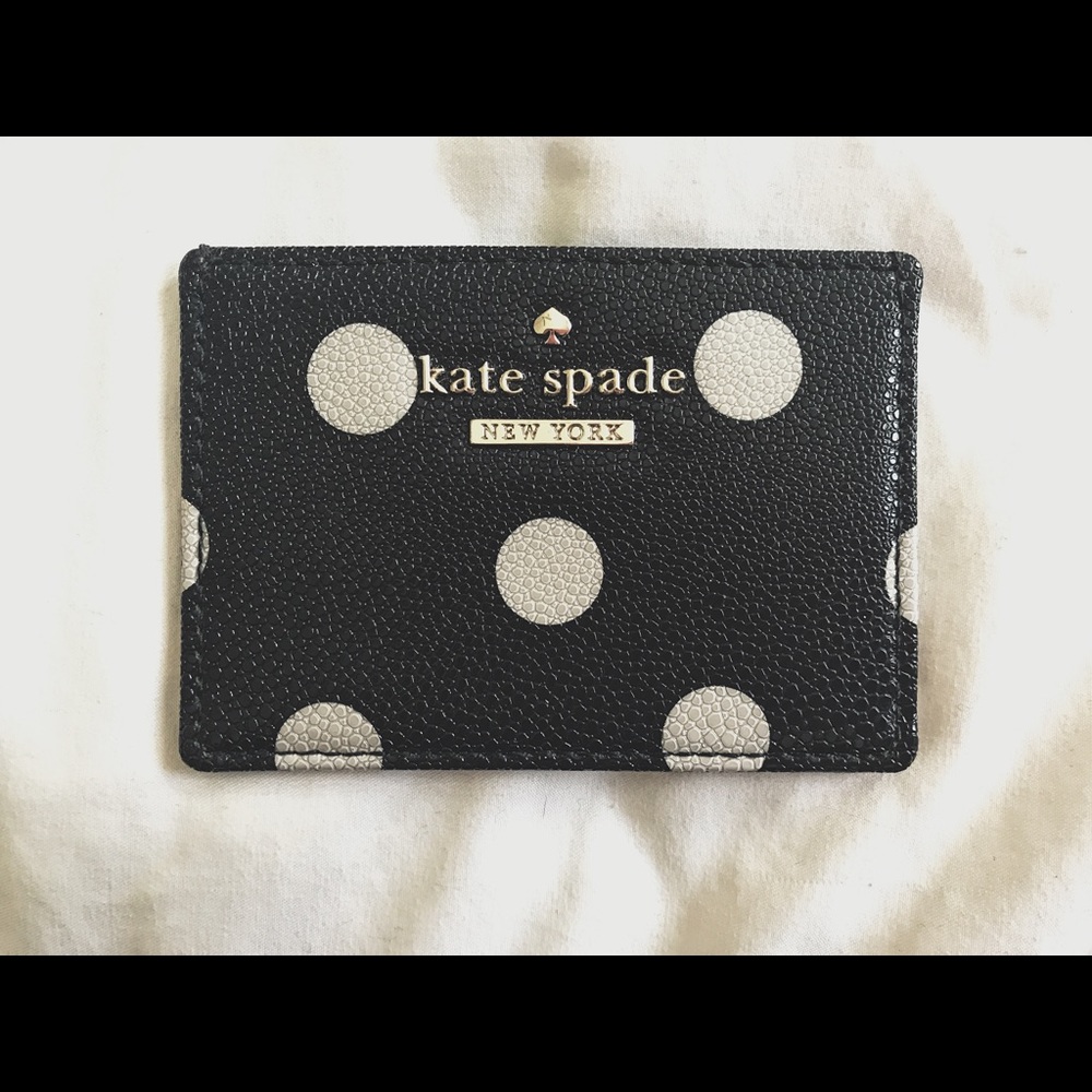 Kate Spade Polka Dot Card Holder