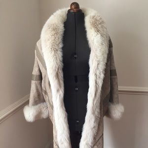 Vitaly long suede coat