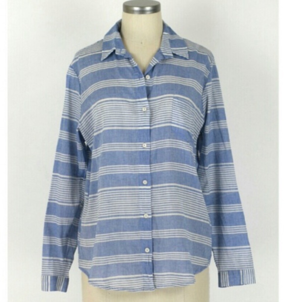 Anthropologie Lili's Closet Striped Buttondown