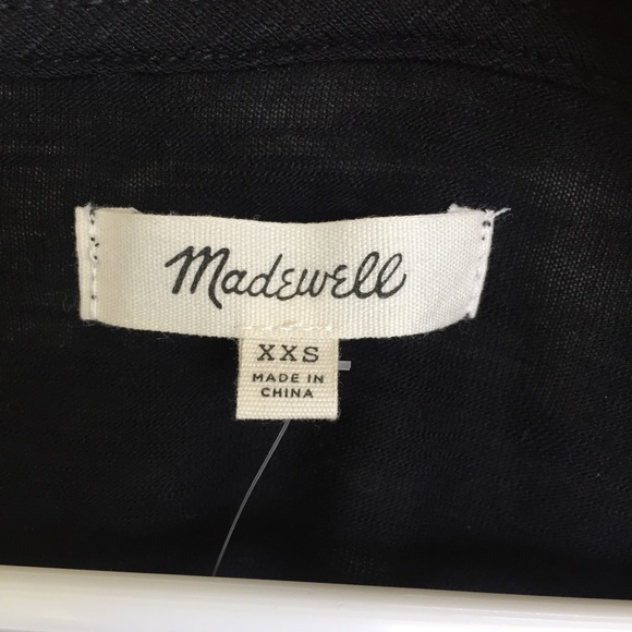 Madewell Black Tee - Picture 3 of 4