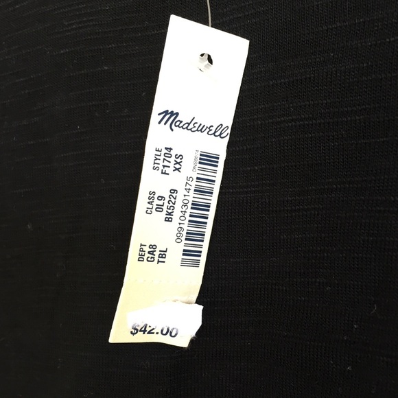 Madewell Black Tee - Picture 4 of 4