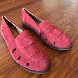 --SOLD-- Topshop 'Kooky' Cutout Suede Loafer