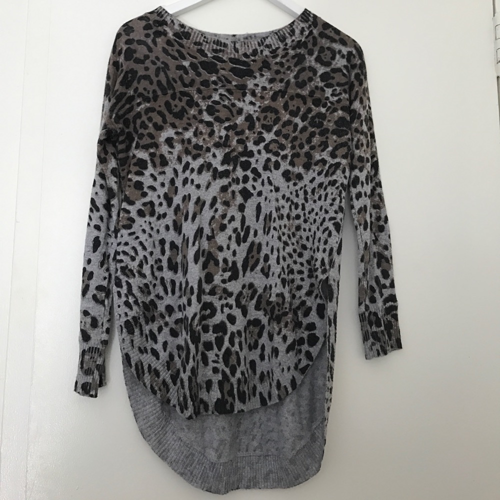 Cheetah print sweater