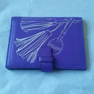 Coach Passport holder