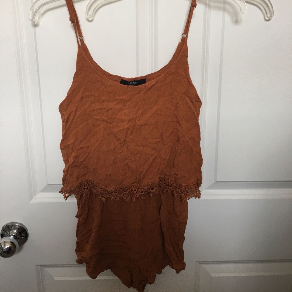 Forever21 orange romper