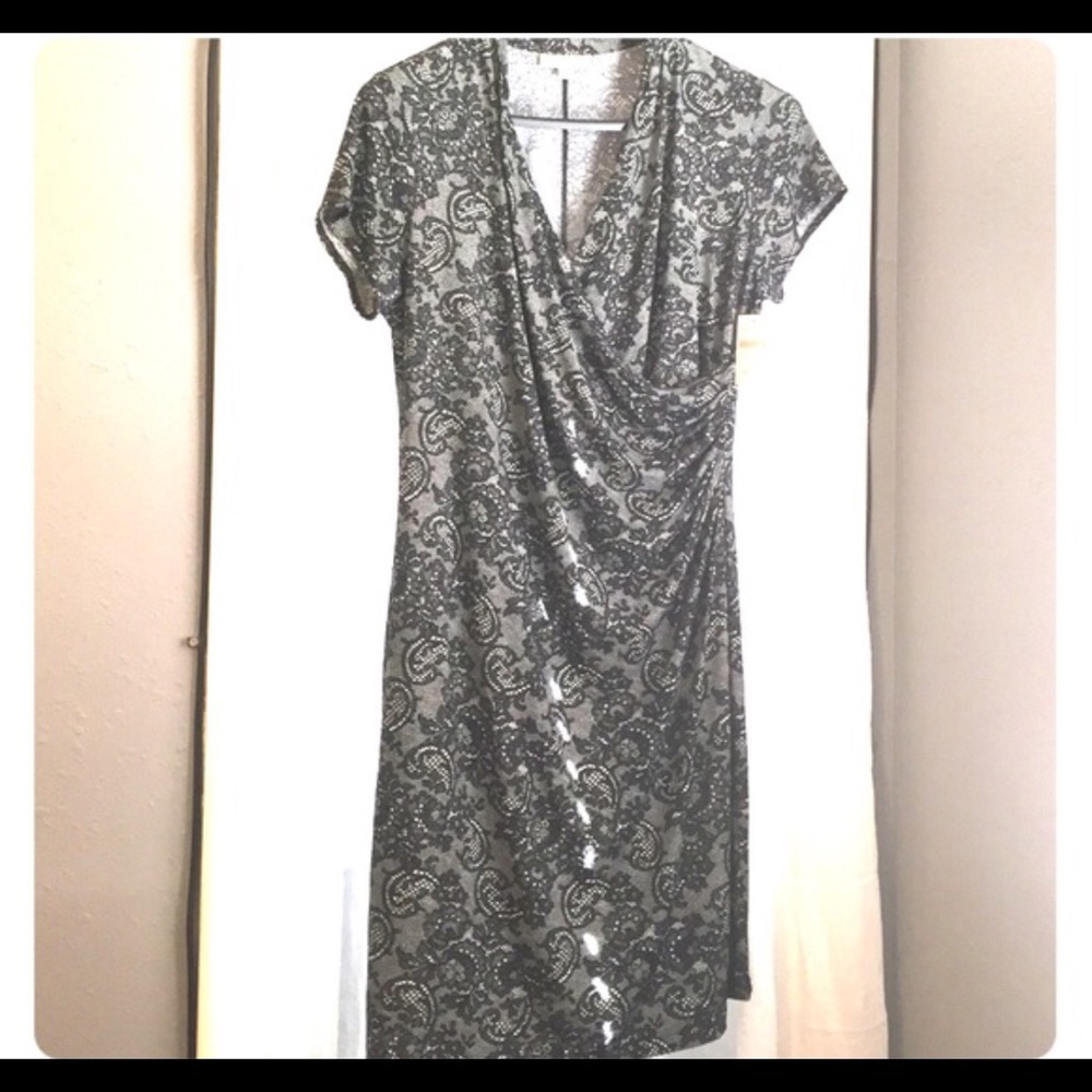 Coldwater Creek Size 16 Lace patterned Dress