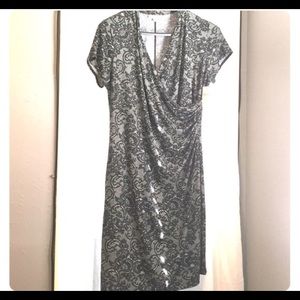 Coldwater Creek Size 16 Lace patterned Dress