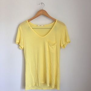 Yellow Pocket Tee