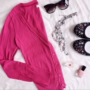 ✨B2G1Free✨ Aeropostale Hot Pink Cardigan