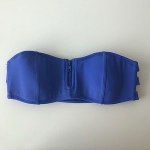 Forever 21 blue bandeau style bikini top