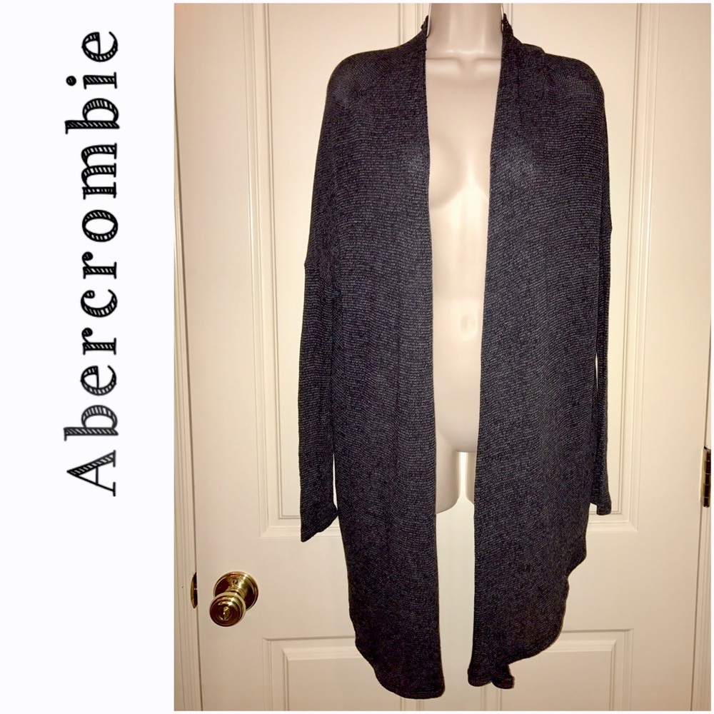 Asymmetrical Slit Back Lace Duster Sweater Jacket Top