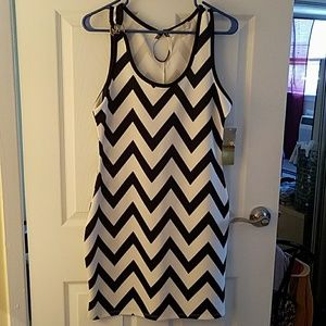 Nicki Minaj chevron dress