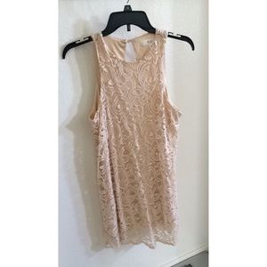 Nude Lace Dress