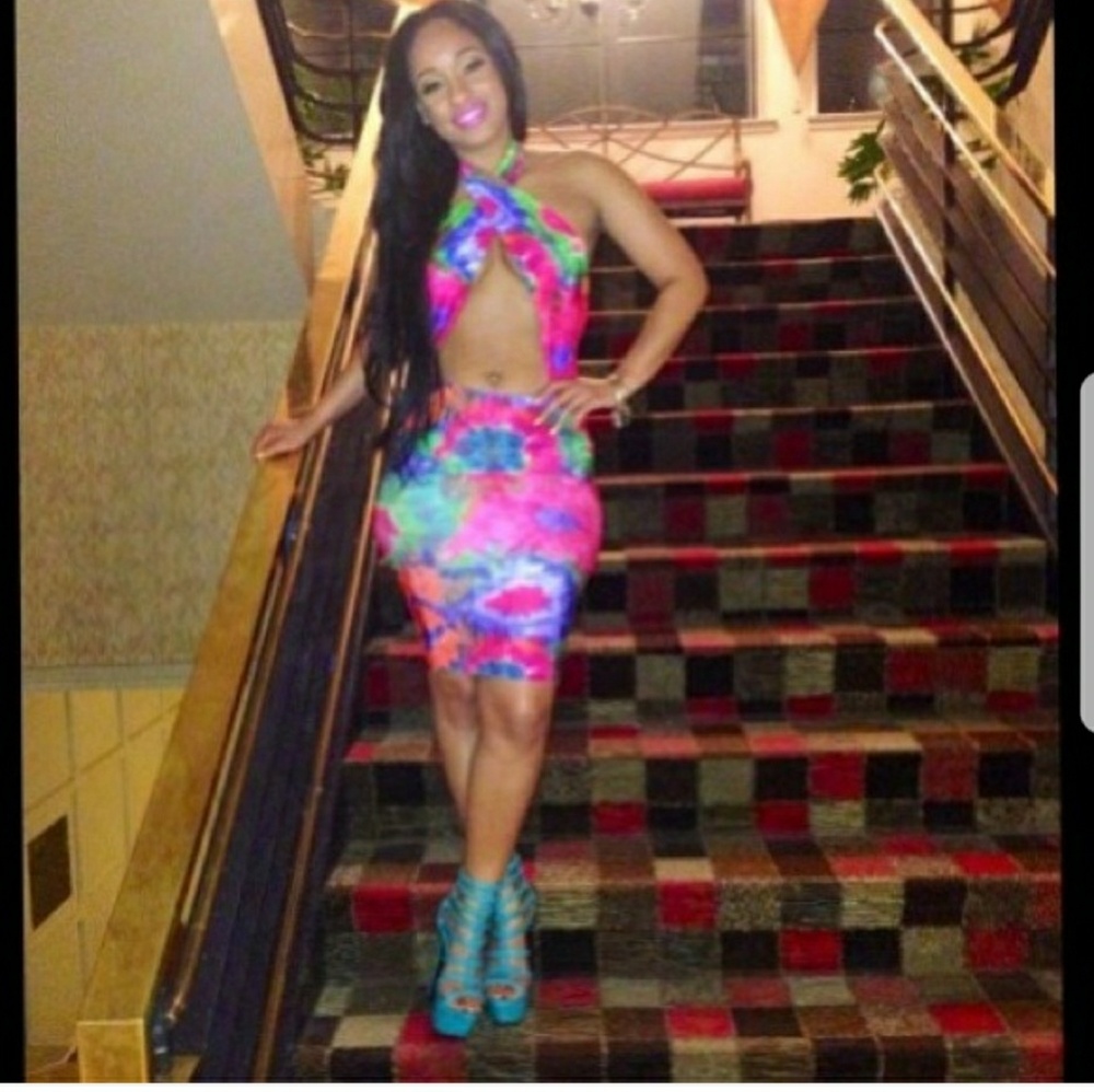 The fine hanger Tropical dress SALE