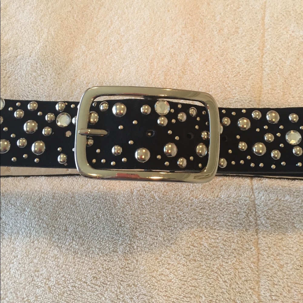 Black Studded Belt - Picture 3 of 3
