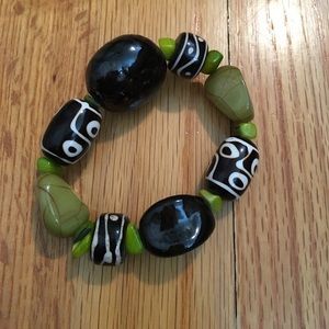 Large beaded bracelet from Italy!