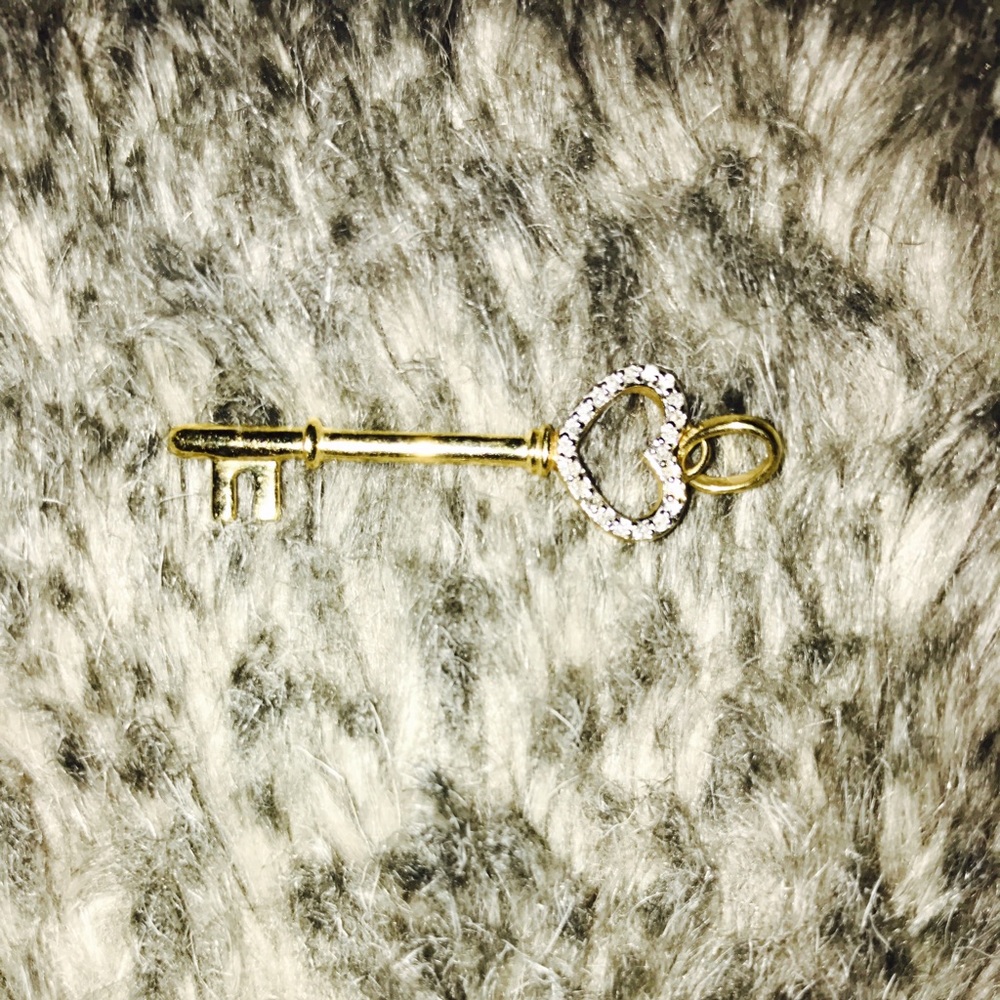 Diamond Key Pendant