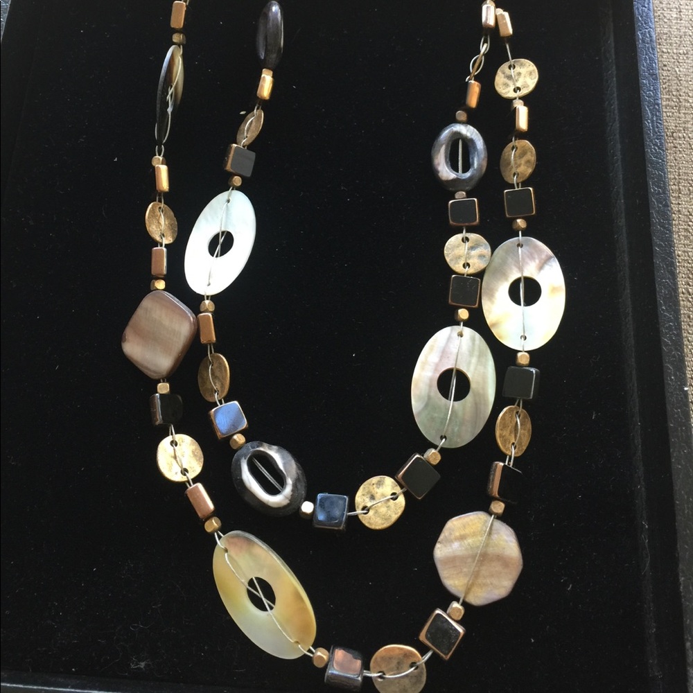 Ruined by Hurricane Harvey. Shells and beads crea