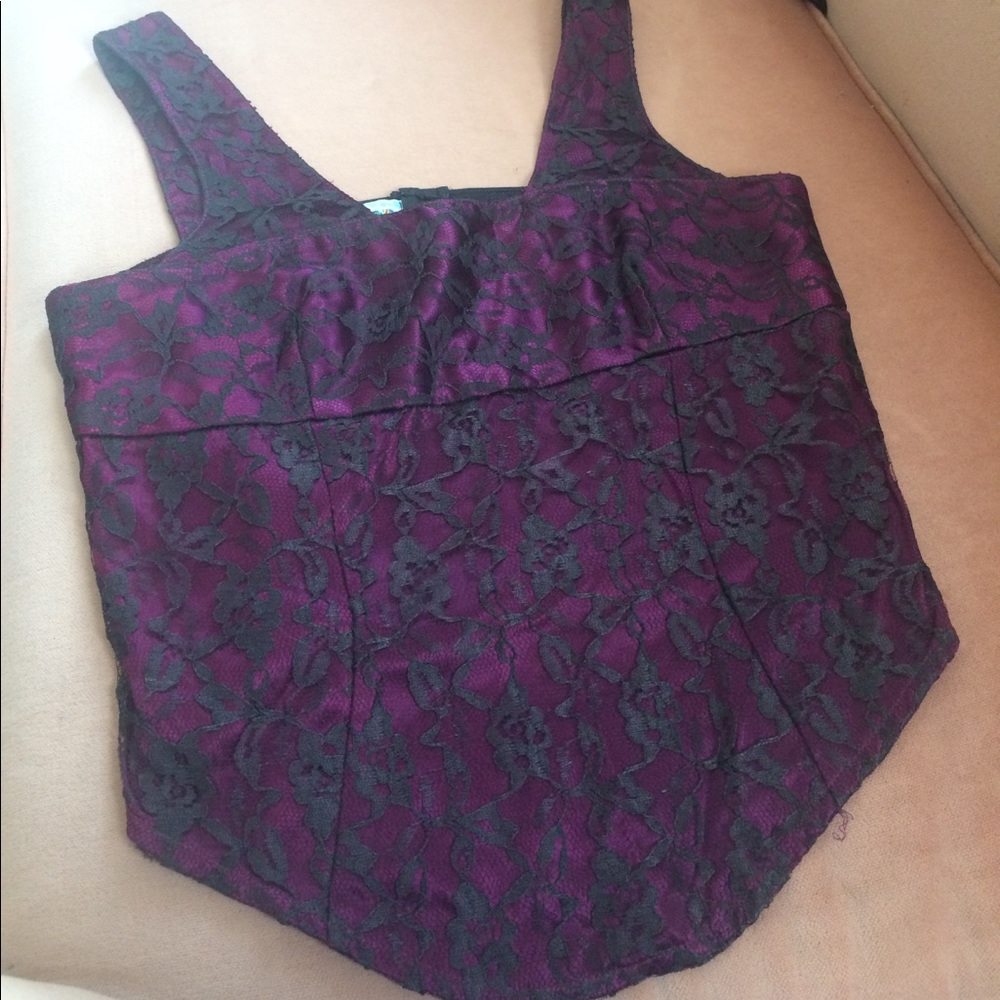 TRIPP NYC lace tank top