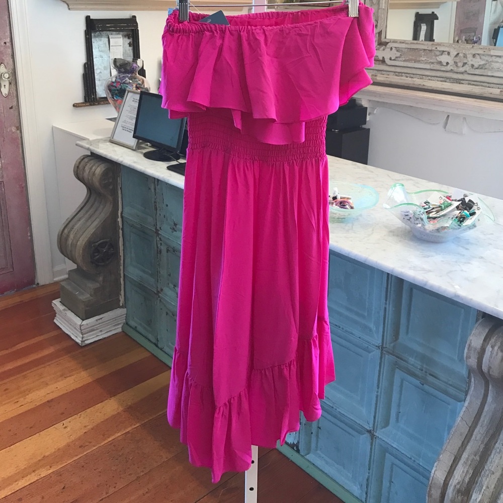 Straples Hi-Low Dress