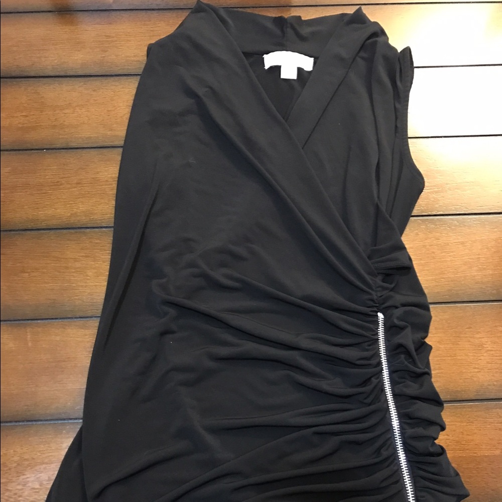 MICHAEL Michael Kors black sleeveless top.