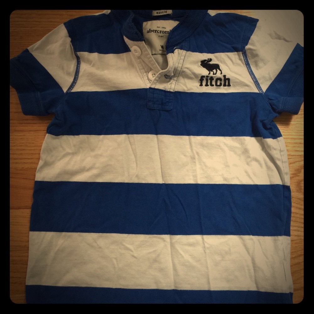 Boys muscle Abercrombie polo